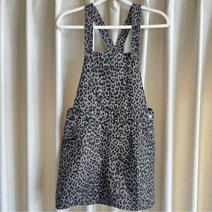 Art Class girls leopard Print overall dress